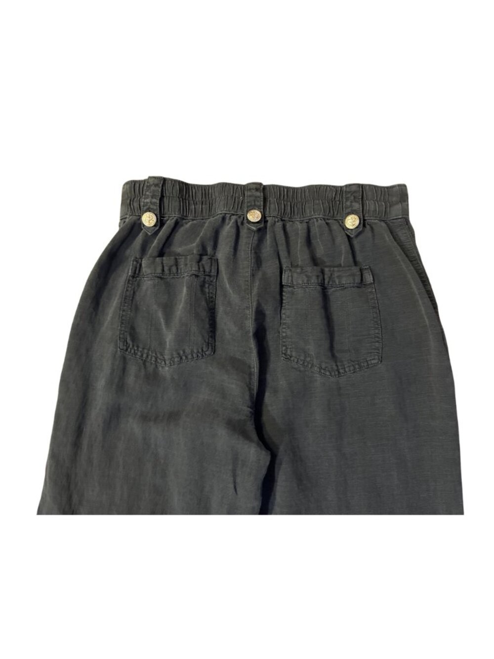 Cynthia Rowley Wide Leg Pants Womens 8 Used Linen Blend - Picture 6 of 14